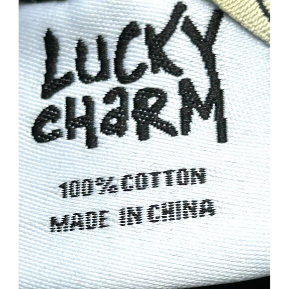 BKYS Lucky Charm Mens Sz S Black Summer Sweat Shorts Fleece Embroidered Comfort - Picture 11 of 12